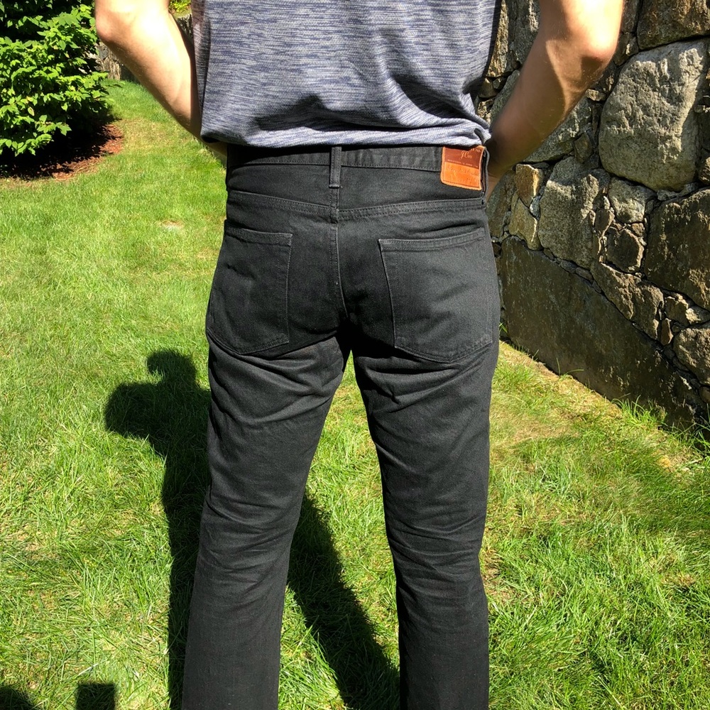 JCrew black jeans, style 770